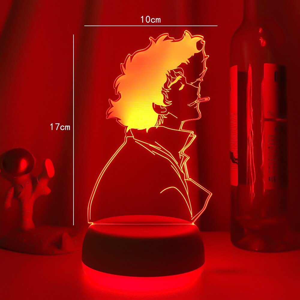 Cowboy Bebop Spike Spiegel 3D Lamp