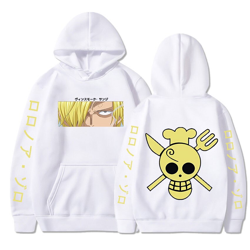 One Piece Sanji Print Hoodie