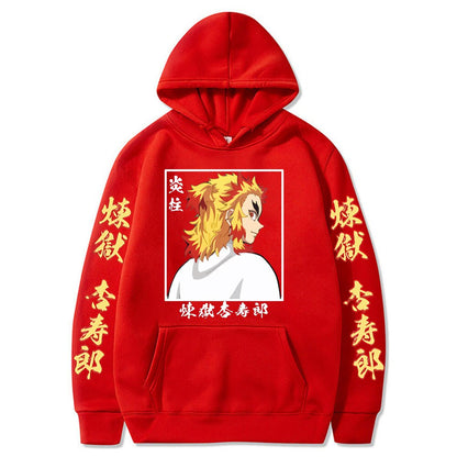 Demon Slayer Rengoku Kyojuro The Flame Hashira Hoodie