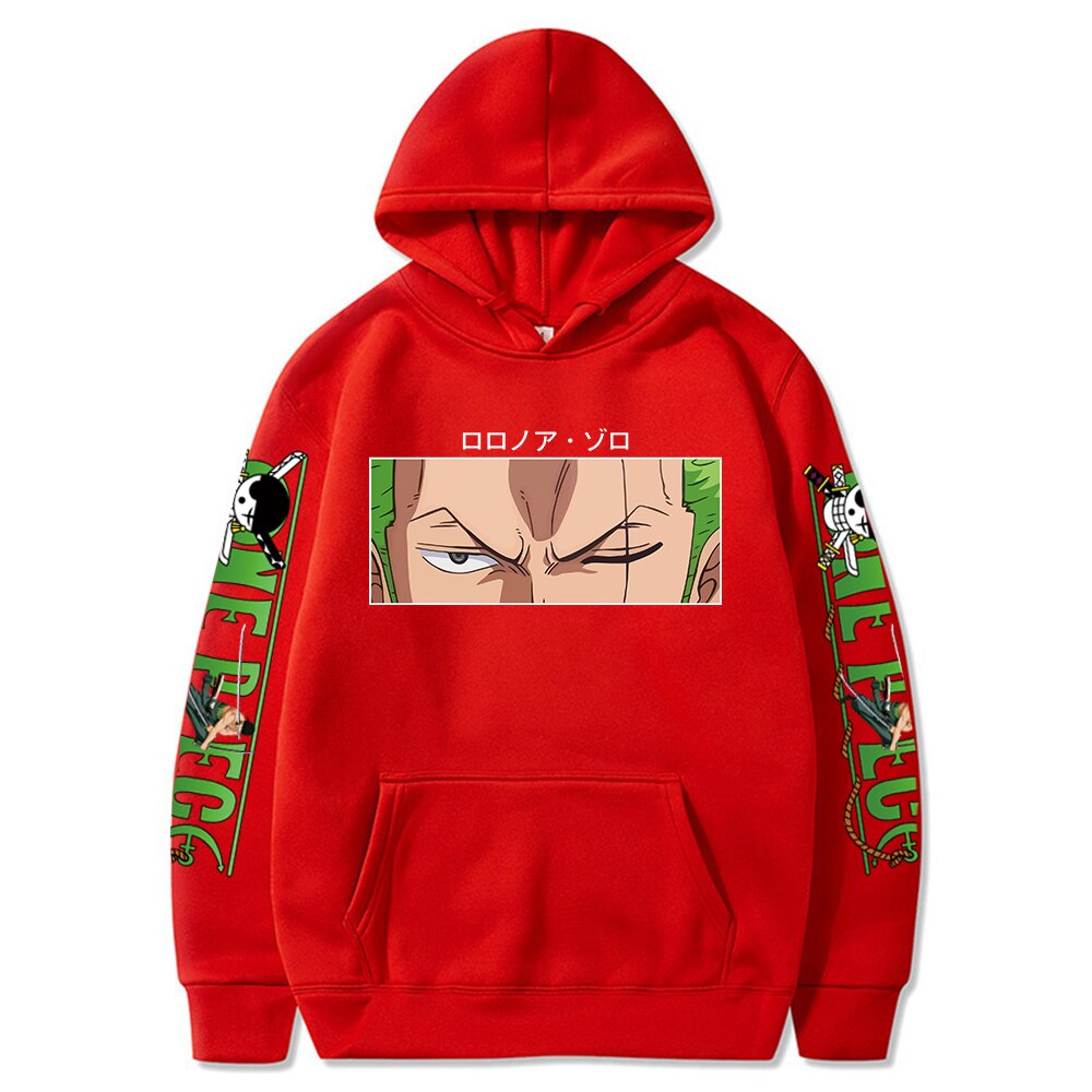 Roronoa Zoro Print Hoodies