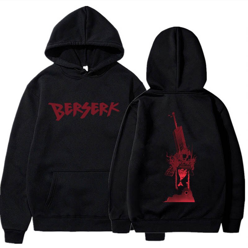 Berserk Terror Big Knife Printed Hoodie