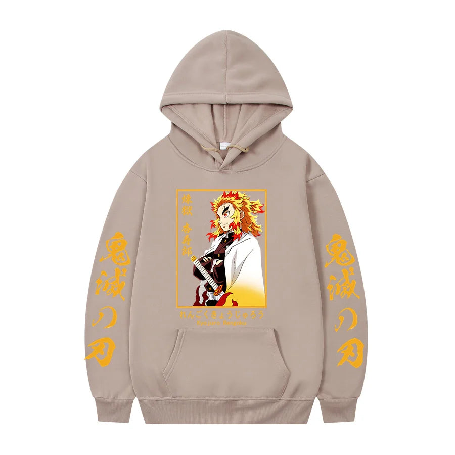 Demon Slayer Kyojuro Rengoku Hoodie