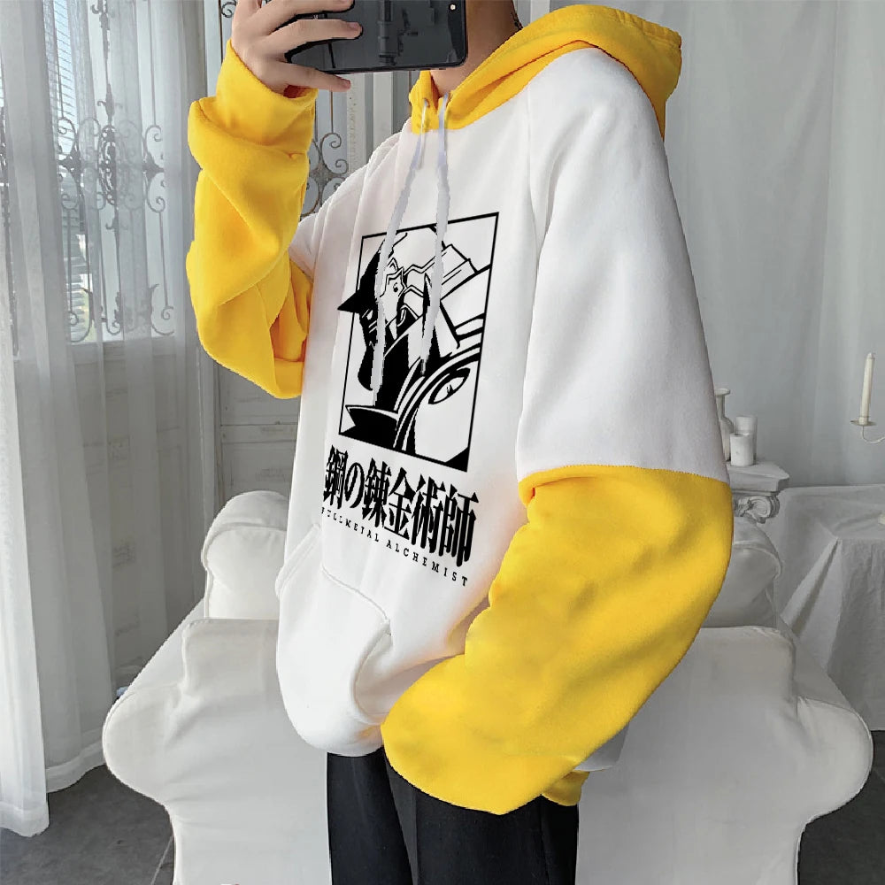 Anime Fullmetal Alchemist Alphonse Elric Graphic Hoodie