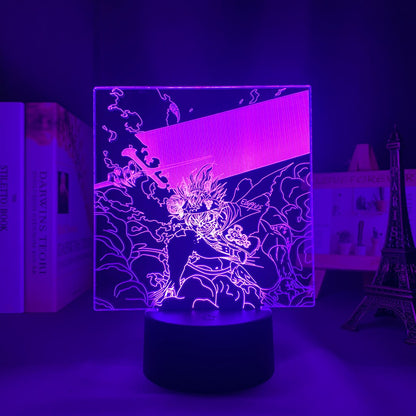 Anime Black Clover Asta 3d Lamp