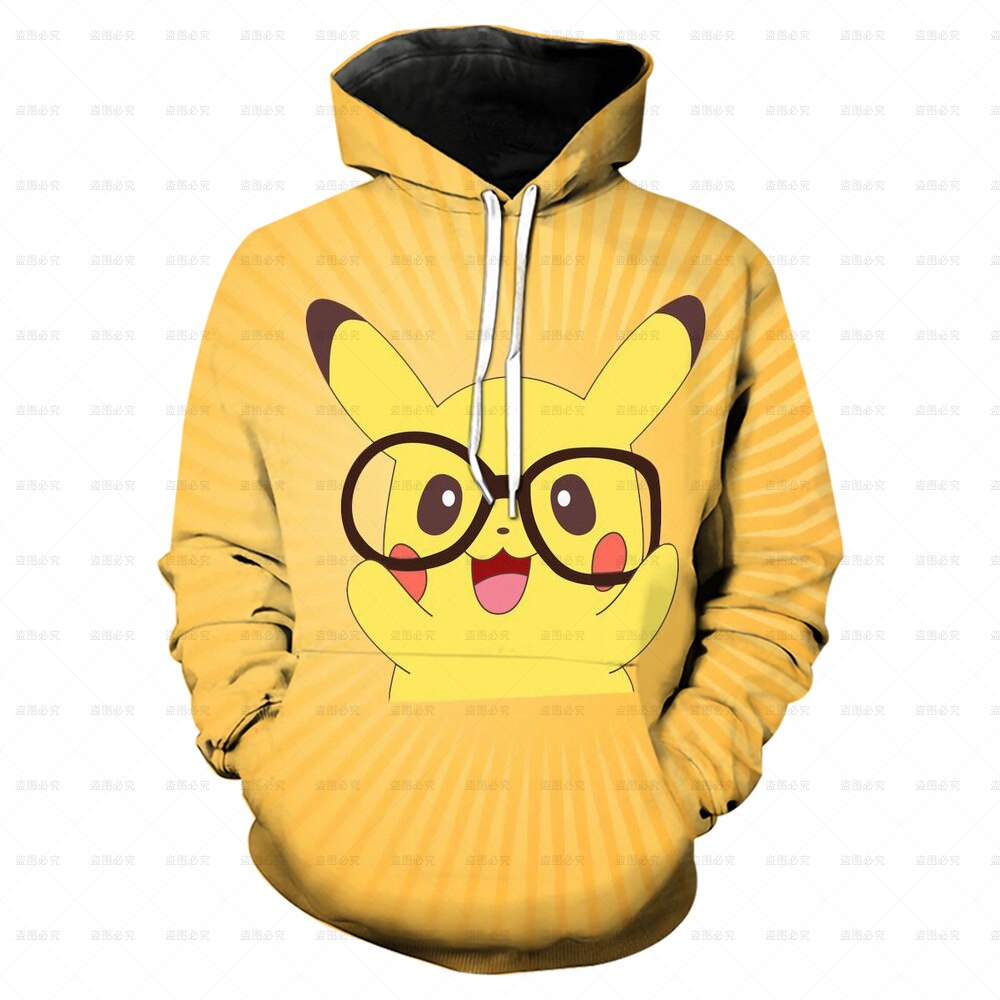 Pokemon Fashion 3D Hoodie