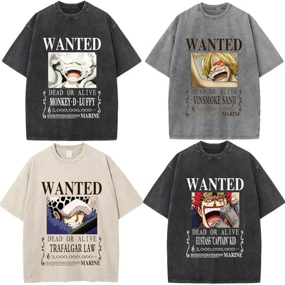 One Piece Nika Monkey D. Luffy Law Sanji T-shirt