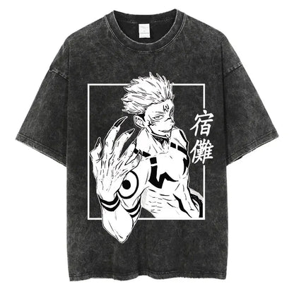 Jujutsu Kaisen Vintage Washed T-shirt