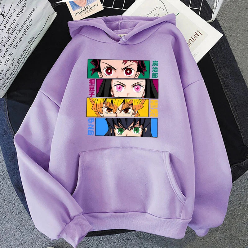 Kamado Tanjirou Kamado Nezuko Printed Hoodie