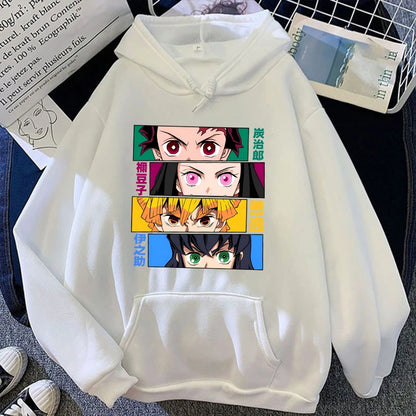 Kamado Tanjirou Kamado Nezuko Printed Hoodie