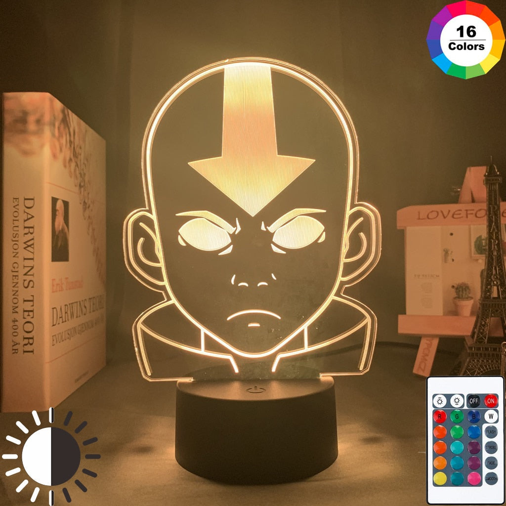 Avatar The Last Airbender 3D Lamp