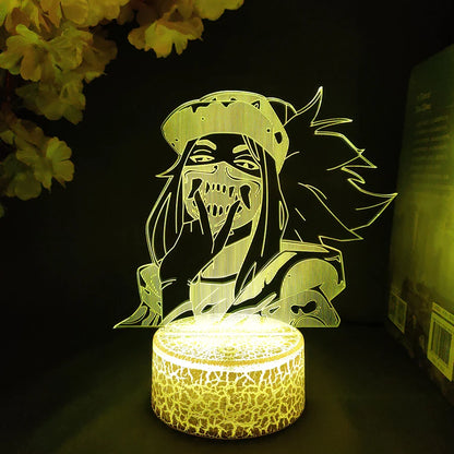 LOL Akali 3D Lamp