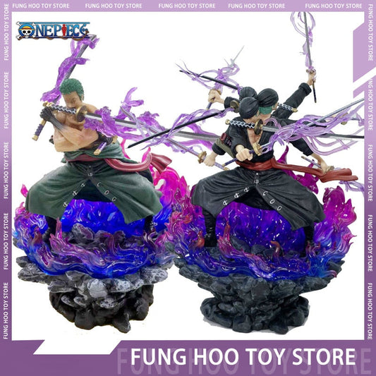 One Piece Zoro & Wano Onigashima 9 Swords Style Action Figurine