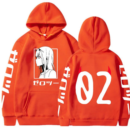 Darling In The Franxx Zero Two Hip Hop Hoodie