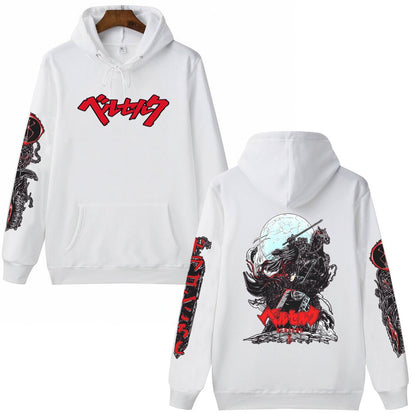 Berserk Logo Hip Hop Long Sleeve Hoodie