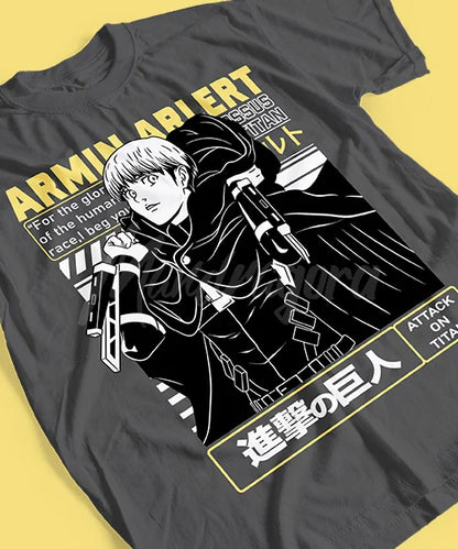 Attack on Titan Armin Arlert Batalla Final T-Shirt