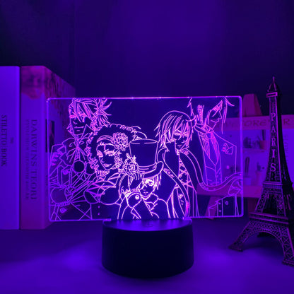 Anime Black Butler 3D Lamp