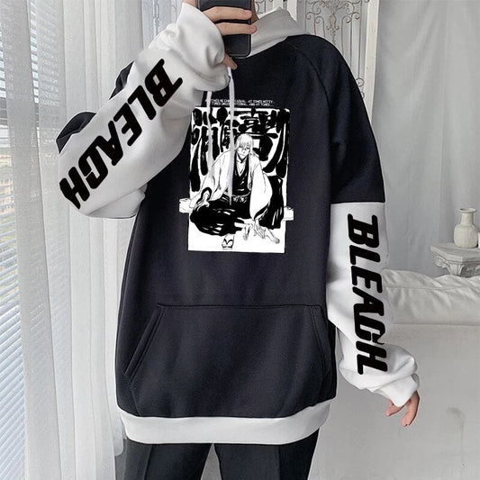 Bleach Gothic Streetwear Long Sleeve Hoodie