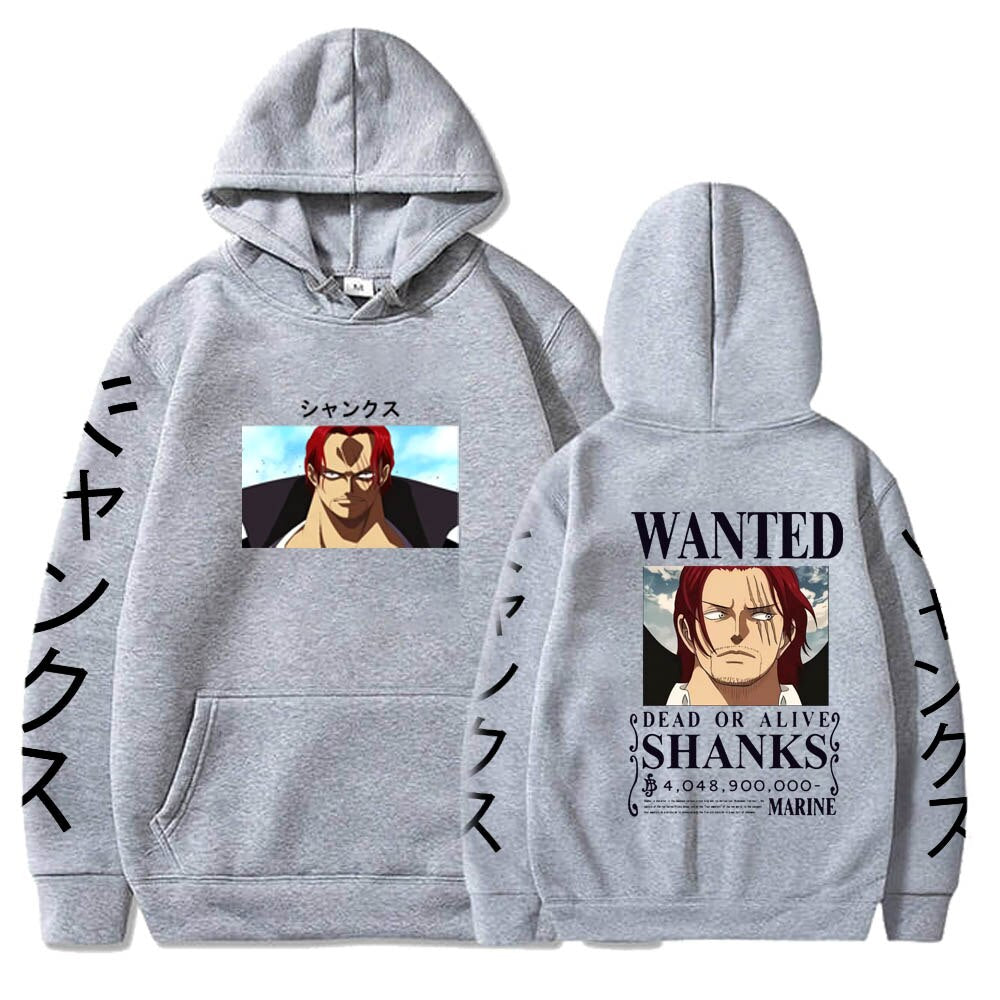 One Piece Wanted Hoodies