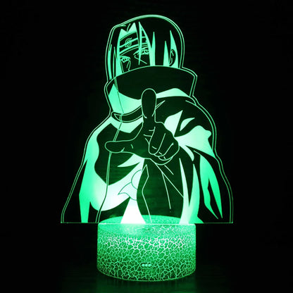 Naruto Uzumaki Akatsuki Kakashi Hatake 3D Table Lamp