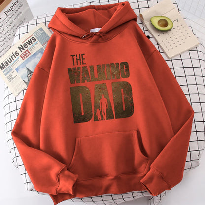 The Walking Dad Printing Hoodie