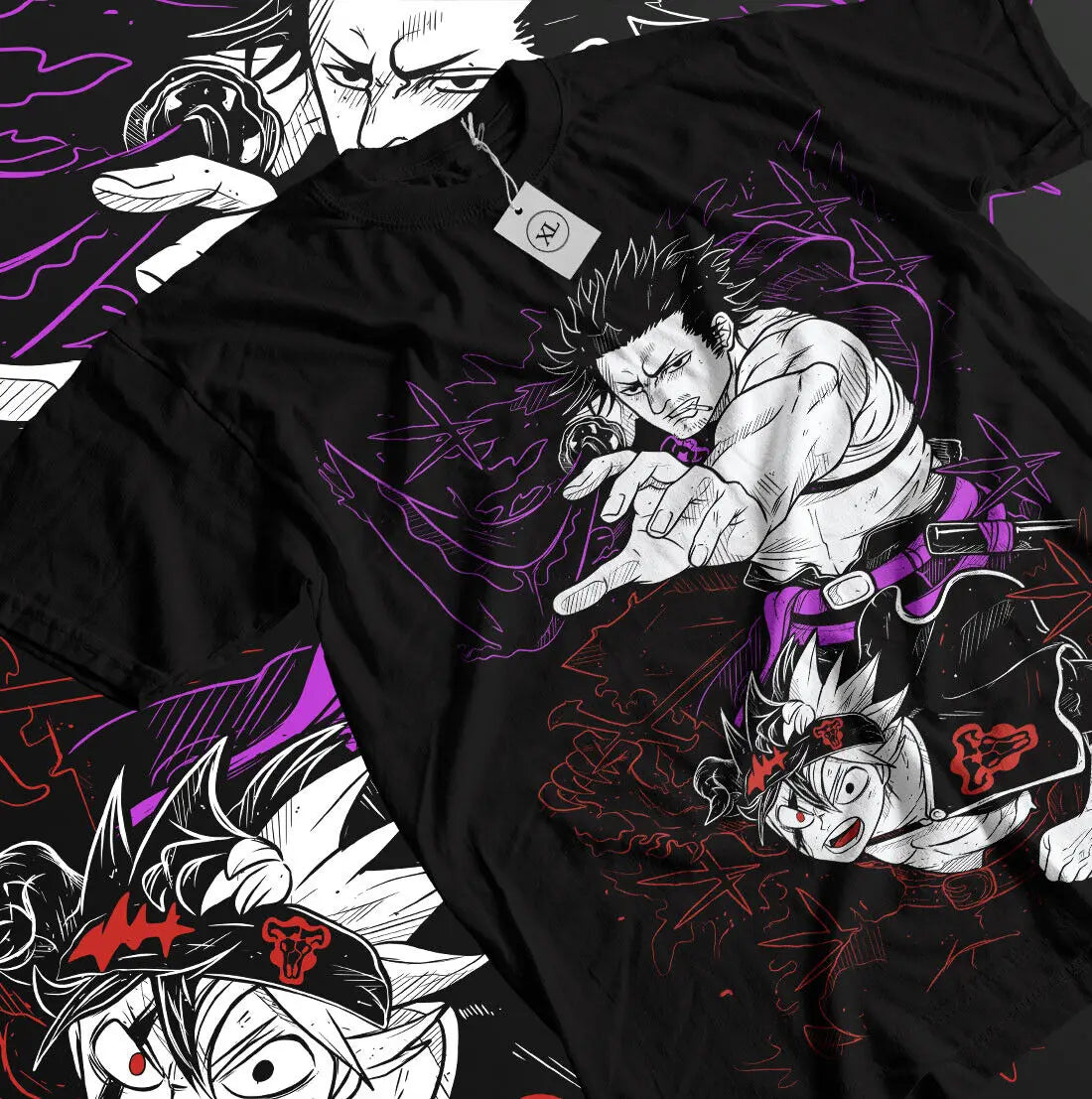 Black clover Yami Sukehiro Asta Yuno T-Shirt