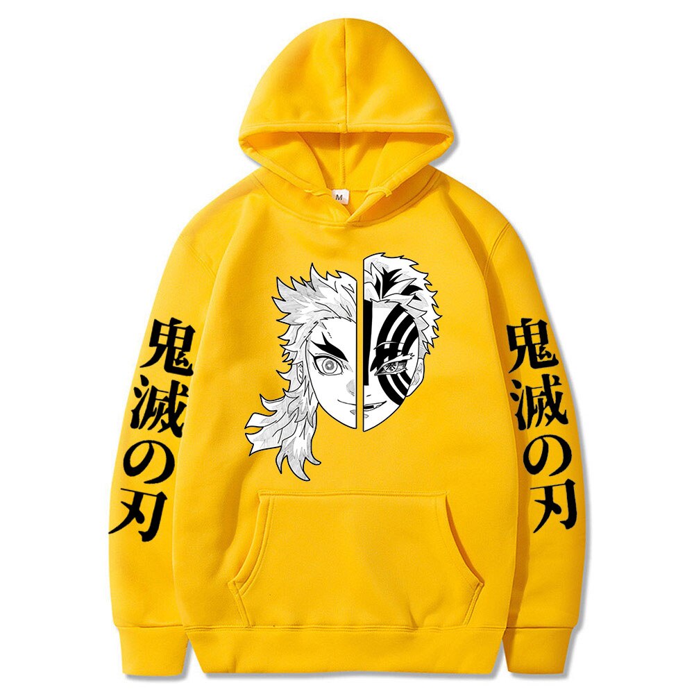 Demon Slayer Rengoku Akaza Twelve Kizuki Printing Hoodie