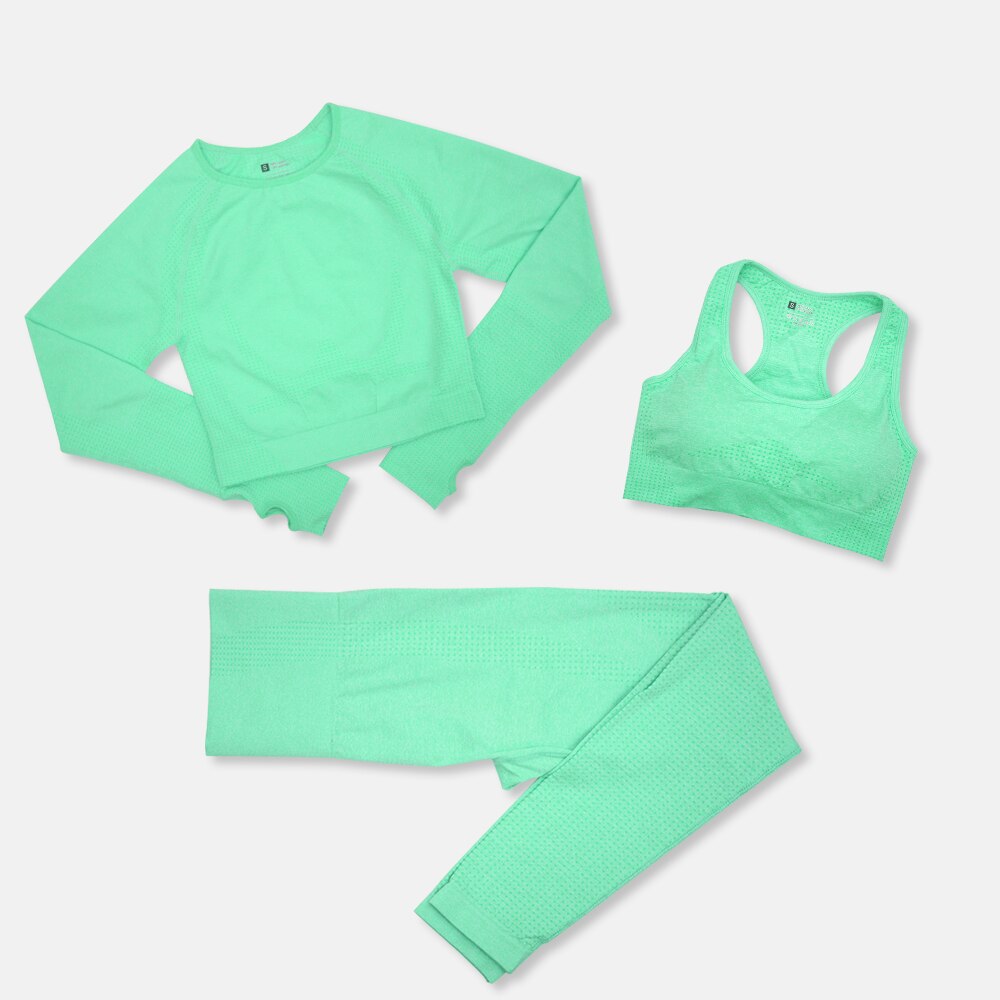 2/3PCS Seamless Women Yoga Workout Set