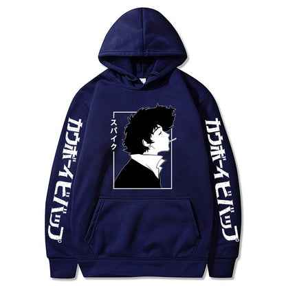 Cowboy Bebop Spiegel Spike Valentine Faye Black Jet Hoodies