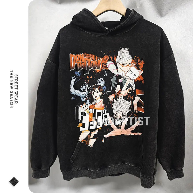 Dan Da Dan Ayase Momo Okarun Hoodie