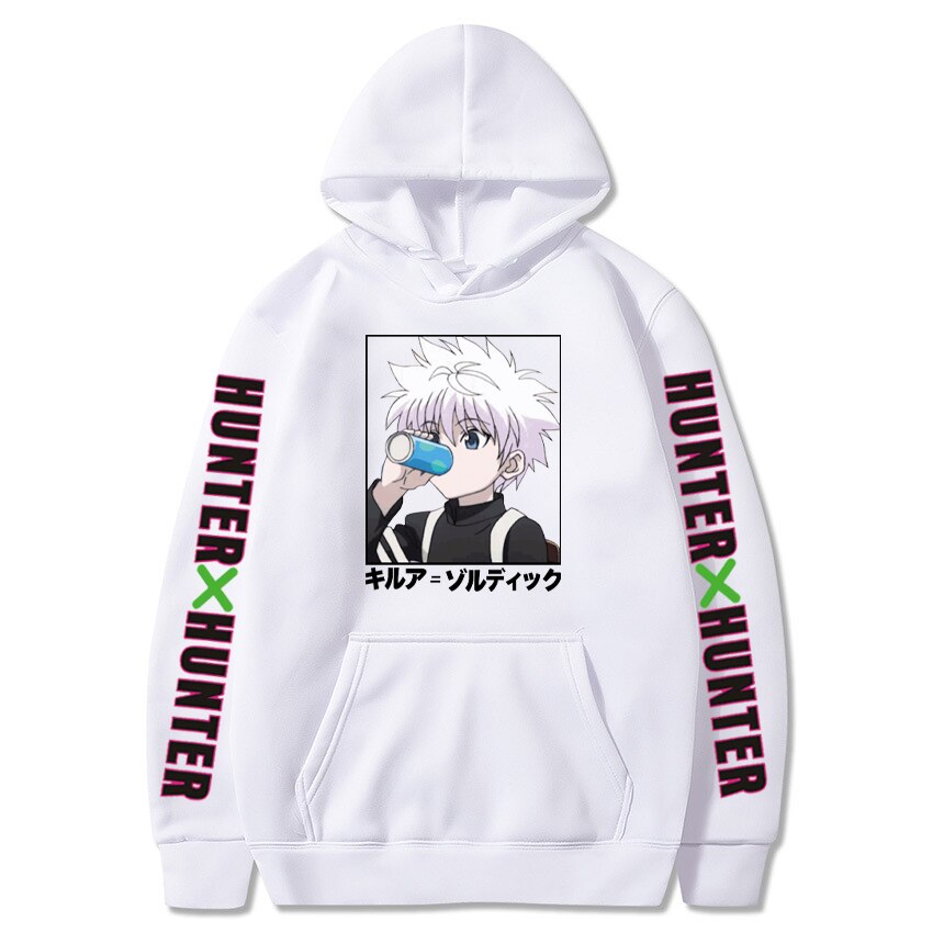 Hunter X Hunter Killua Zoldyck Drink Water Hoodies