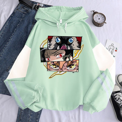 Demon Slayer Kibutsuji Muzan Printed Hoodies