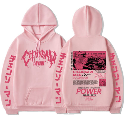 Chainsaw Man Power Graphic Hoodie