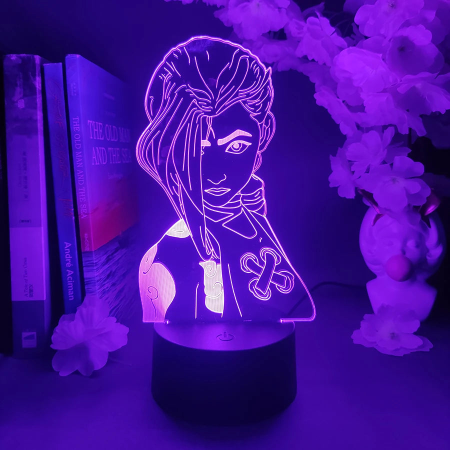 League of Legends Runaway Loli JINX 3D Lamp