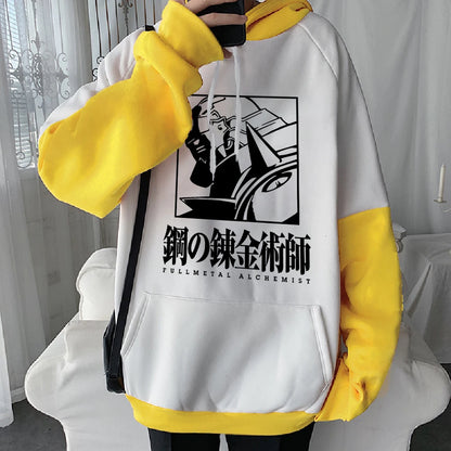 Anime Fullmetal Alchemist Alphonse Elric Graphic Hoodie