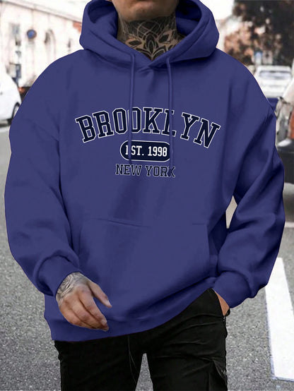 Brooklyn Est 1998 New York Printing Hoodies