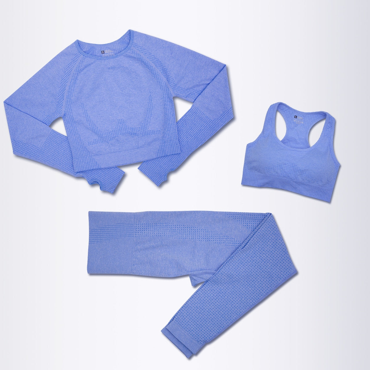 3/5PCS Seamless Women Yoga Workout Set