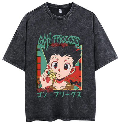 HUNTER x HUNTER Acid Wash T Shirt