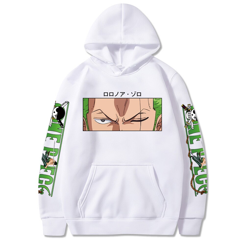 Roronoa Zoro Print Hoodies