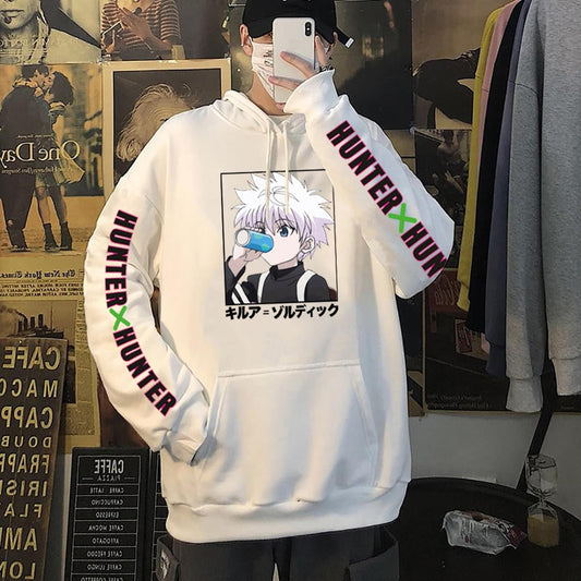 Hunter X Hunter Killua Zoldyck Drink Water Hoodies