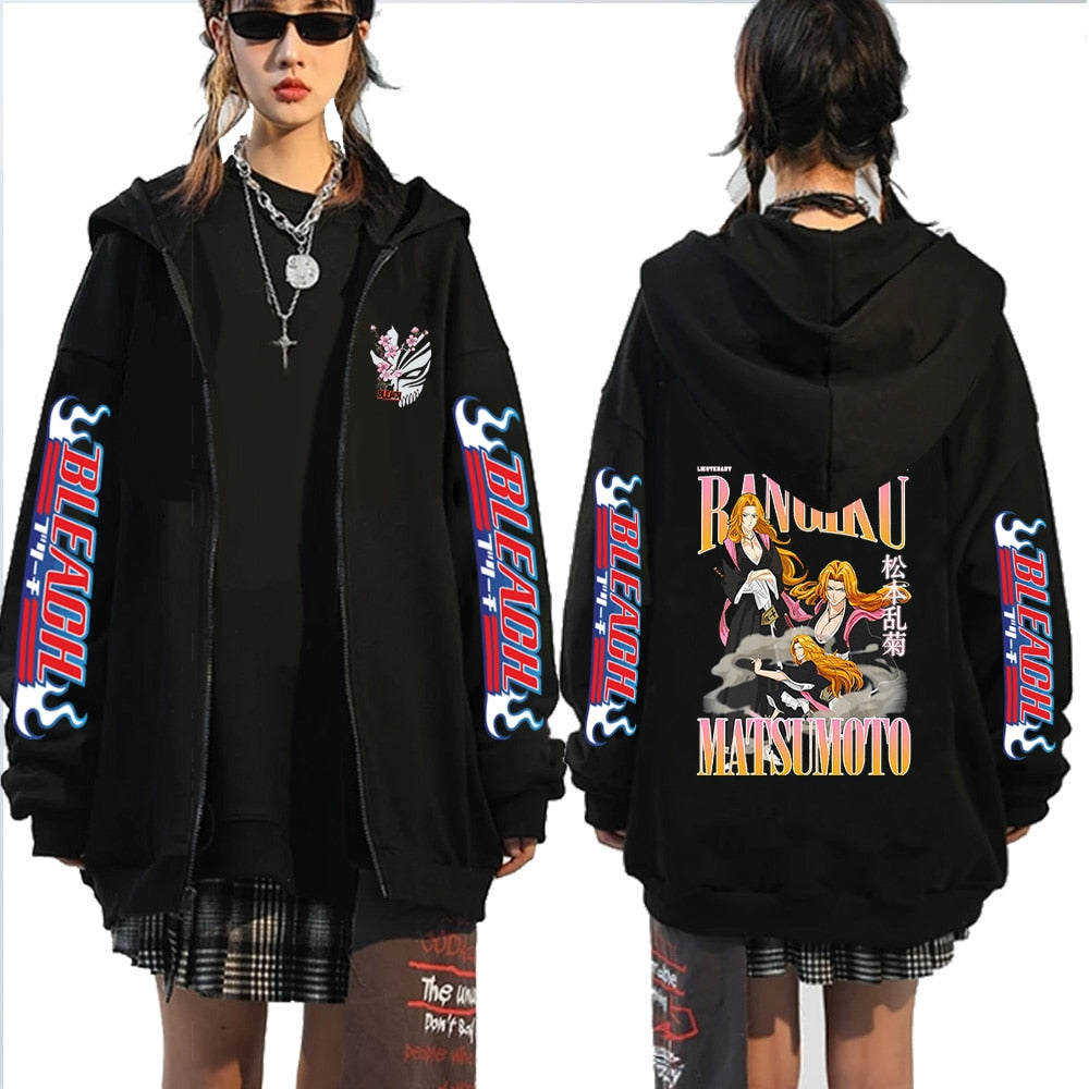 Bleach Zip Up Hoodie