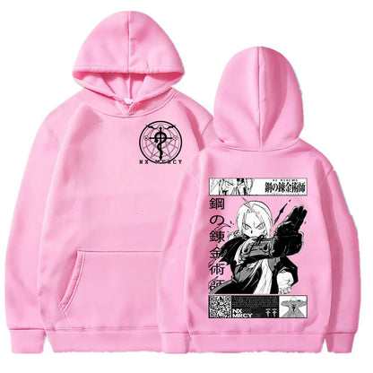 Fullmetal Alchemist Edward Elric Printed Hoodie