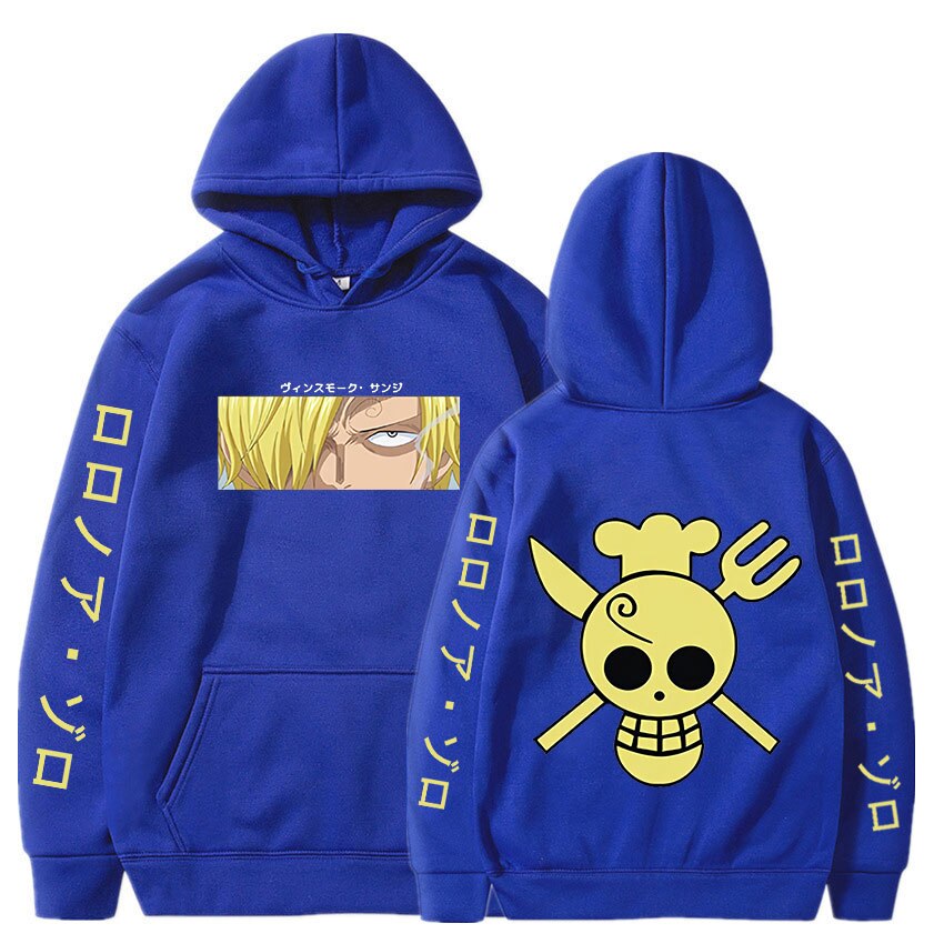 One Piece Sanji Print Hoodie