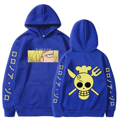 One Piece Sanji Print Hoodie