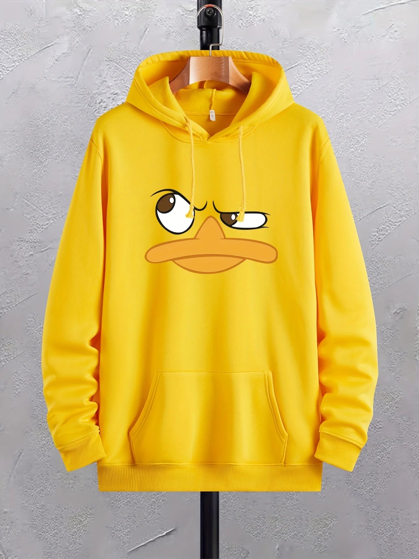 Cartoon Duck Print Hoodies