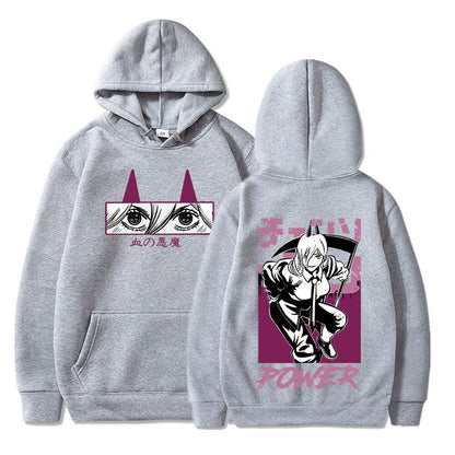 Chainsaw Man Makima Power Denji Graphic Print Hooded