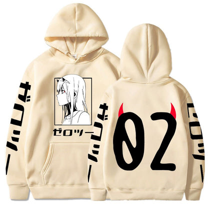 Darling In The Franxx Zero Two Hip Hop Hoodie