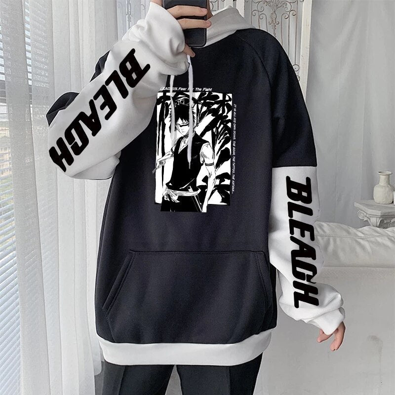 Bleach Gothic Streetwear Long Sleeve Hoodie