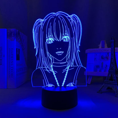 Death Note Misa Amane 3D Lamp