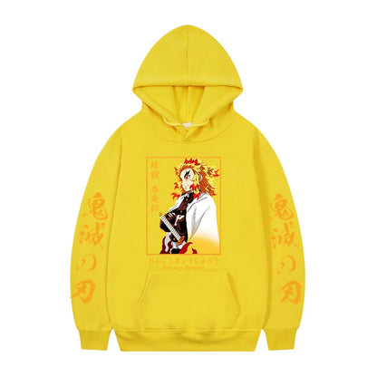 Demon Slayer Kyojuro Rengoku Hoodie