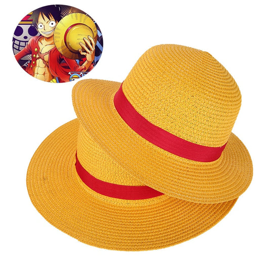 One Piece Neck String Luffy Flat Hats